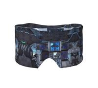 Cabin of The Future Masque cache-oreilles et yeux imprimé - Bloque la lumière, réglable, idéal pour les voyages, la méditation et le yoga
