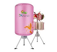 CABINE 1000W Home Portable Vêtements Électriques Sécheur En Alumiséchant de Vêtements Séchant Charge 10 Kg/Pink