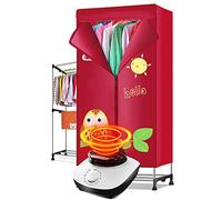 CABINE 900W Séchante À Vêtements Électriques Airer, Économisation D'Énergie À Séchage À 2Ux, Résistance À La Poussière/Red