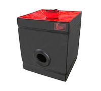 Cabine Bukkake Kink Club - Noir et Rouge Secret Dome-Loveroom - Mobilier BDSM
