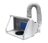 Cabine d’aspiration 9m³/min Éclairage LED Double ventilation Réglable