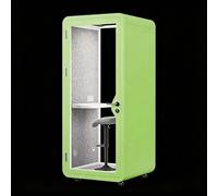 Cabine de bureau insonorisée - Cabine de travail mobile avec bureau, panneaux insonorisants, idéal pour l'étude, la lecture ou le travail concentré, confidentialité des appels(B,120x120x233cm)