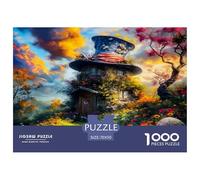 Cabine de Chapeau géant Puzzle De 1000 Pièces pour Adultes Et Enfants Dès 14 Ans Jeu De Patience Et De Réflexion De Qualité Supérieure Décoration De La Maison 70x50cm/1000pcs
