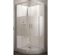 Leda - Cabine Izibox 2 Coulissante 1/4 Rond 90 Vs Opaque Central