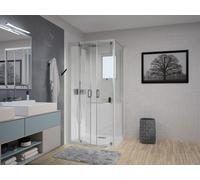 Cabine de Douche 120x90cm Kinedo Kinemagic Design, Angle, Haute, Portes pivotantes