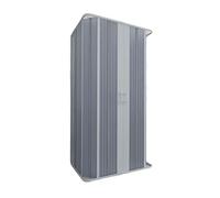 Cabine de douche 3 côtés en Plastique pvc 80x80x80 h 185 mod. Flex avec ouverture centrale