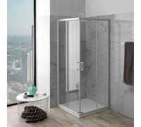 CABINE DE DOUCHE 70X70 CRISTAL TRANSPARENT 4 MM 2 CÔTÉS COULISSANTS VENERE
