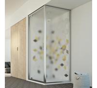 CABINE DE DOUCHE PAROI DE DOUCHE 1 PORTE PIVOTANTE VERRE CARRÉ ITALIENNE