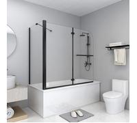 vidaXL Cabine de douche amovible Noir 120 x 68 x 130 cm
