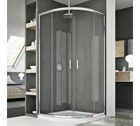 CABINE DE DOUCHE CIRCULAIRE OUVERTURE COULISSANTE VERRE 6MM CABINE JUNIOR