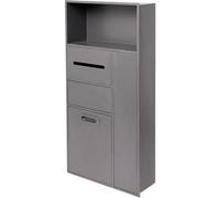 Cabine de Douche en Acier Inoxydable 304 - Étagère étanche de Style Niche pour Ranger Les Articles de Toilette et Les cosmétiques, nettoyant pour Salle de Bain antirouille, Design élégant et