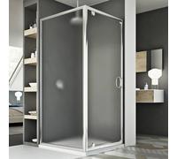 Cabine Douche 80x80 AP. 80 CM H185 granité C modèle Sintesi Duo 1 Portillon