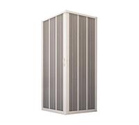 Cabine de douche FLEX, soufflet d'angle, 90 x 90 x 185 h. réductible