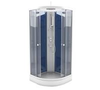 Cabine de douche 1/4 de cercle - 85x85x225cm - NIGHTY