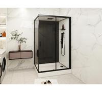 Cabine de douche hydromassante - Installation réversible - L110 x l80 x H215 cm - FOMIRA
