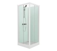 Cabine de douche Kineprime Glass Coulissante 80 x 80cm Thermo