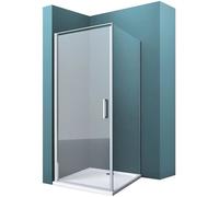 Mai & Mai Cabine de Douche 90x90x195cm Porte Auto-levante Paroi de Douche Carré Verre Transparent de 8mm Easy Clean Rav36-Plus