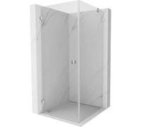 Cabine de douche Mexen Lunar-B, 90 x 90 cm, chrome, porte pivotante à gauche,...