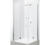Cabine de douche Novellini Young 2.0 2GS accès d'angle avec portes pliantes 87/89x200cm matchroom/aqua Y22GS872B