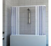 CABINE DE DOUCHE PARE BAIGNOIRE 3 PAROIS ENPVC 70x150 CM 2 PORTES