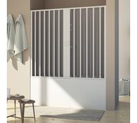 CABINE DE DOUCHE PARE BAIGNOIRE NICHE PVC 140 À 170 CM COULISSANT CENTRALE H150