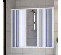 CABINE DE DOUCHE PARE BAIGNOIRE PVC NINA 140 CM 2 PORTES