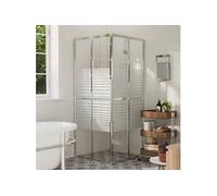 vidaXL Cabine de douche ESG 80x80x180 cm