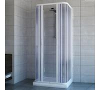 CABINE DE DOUCHE PAROI DE DOUCHE 3 PAROIS PLIANTE PVC 14 COULEURS SUR MESURE