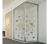 CABINE DE DOUCHE 70X140 CM H198 ANGULAIRE PORTE UNIQUE OPAQUE COULISSANT PAROI