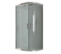 CABINE DE DOUCHE PAROI CIRCULAIRE 90x90 H185 CM VERRE TRANSPARENT ANGULAIRE