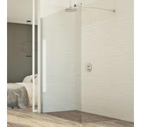 CABINE DE DOUCHE PAROI PARE FIXEBOX 1 CÔTÉ EN VERRE TRANSPARENT 8MM H198 WALK IN