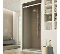 Porte Douche 100CM H185 granité C modèle Sintesi 1 Portillon
