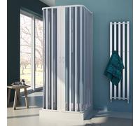 CABINE DE DOUCHE PAROI DE DOUCHE PVC 3 PAROIS 2 PORTES OUVERTURE CENTRALE H185