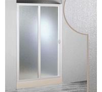 PAROI DOUCHE 150CM NICHE EN PVC ACRYLIQUE 1 PORTE COULISSANTE CRILEX