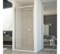 CABINE DE DOUCHE PAROI DOUCHE 120CM H198 MUR 2 VERRE TRANSPARENT OUVERTURE PIVOT