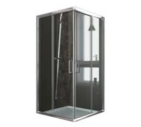 Idralite Cabine Paroi Douche 90x90 H185 Transparent 6mm Mod. Alabama