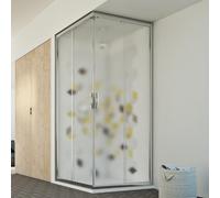 CABINE DE DOUCHE PAROI OUVERTURE ANGULAIRE CARRÉ RECTANGLE VERRE COULISSANT