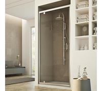 CABINE DE DOUCHE PAROI DE DOUCHE PORTE UNIQUE À PIVOT DE 67 À 101CM