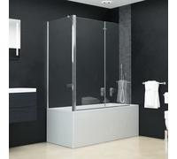 vidaXL Cabine de Douche Pivotante Pliante Écran Pliable Paroi Pliable de Douche Salle de Bain Salle d'Eau Maison Intérieur 144676
