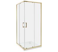Cabine de douche TELA 80 x 80 x 185 cm Doré