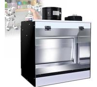 Cabine De Peinture Aérographe Avec Filtration En Cascade, Table De Travail éclairée Par LED 5500k Avec Système D'extraction Par Rideau D'eau,Cabine Peinture Aérographe Professionnell 58cm/22.8inLong-A