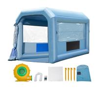 Cabine de Peinture - DUOKU - Gonflable - 4 x 3 x 2,75 m - Souffleur 750 W - Filtration Automobile