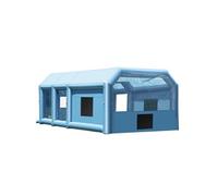 Cabine De Peinture Gonflable 2 Souffleurs 950W 750W Cabine Auto Atelier 9x4,8x3,6m