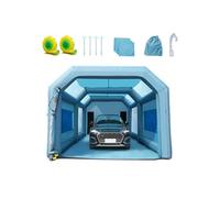 VEVOR Cabine de Peinture Gonflable 8,5x4,8x3,3 m Tente Peinture Gonflable Automobile en Oxford 210D avec Système de Filtration et 2 Souffleurs Station de Travail pour Pose de Peinture Atelier Garage