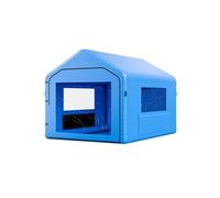 Cabine de Peinture Gonflable 400x300x280cm Améliorant l'Etanchéité à l'Air Bleu