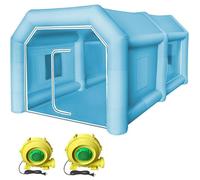 Cabine de peinture gonflable sur mesure, cabine de peinture gonflable 750 W + 350 W, poste de travail pour peinture automobile, tiss