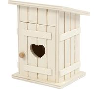 Cabine de plage en bois - 8 x 6,5 cm