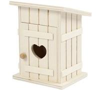 Creotime Cabine de plage en bois 8 x 6,5 cm
