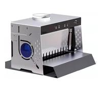 Cabine de pulvérisation de peinture à rideau d'eau, kit de cabine de pulvérisation aérographe avec pompe à eau de levage automatique et moteur sans balais, réglage continu de la vitesse du vent