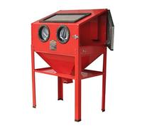 CABINE DE SABLAGE 220L PRESSION 3 à 8 BARS 145 LITRES-MIN (88x57x140cm) (SABLEUSE)